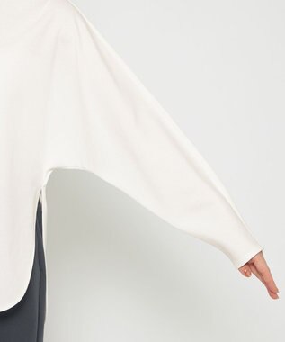 uncrave ダブルフェイスジャージー ドルマンスリーブトップス オフ