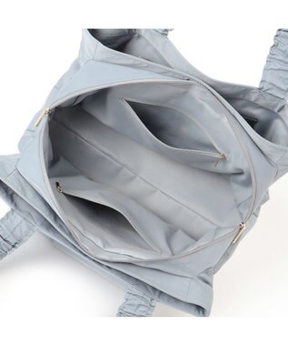 Chacott ギャザーハンドトートバッグ ヒヤシンス