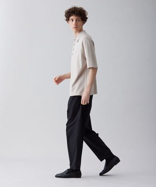 UNFILO MENS 【接触冷感】イージーケア ニットポロ [23年春夏商品] アイボリー