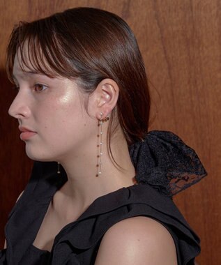 Phoebe ビッグフリルシュシュ　ブラック ブラック