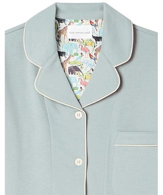 une nana cool 【綿100％】やわらかバズインレーパジャマ MADE WITH LIBERTY FABRIC BS