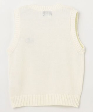 J.PRESS KIDS 【110-130cm】ロゴ入りニット ベスト オフホワイト系