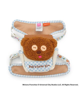 PET PARADISE ミニオン ティム お花柄 リュックハーネス ＳＳ ホワイト×ブラウン