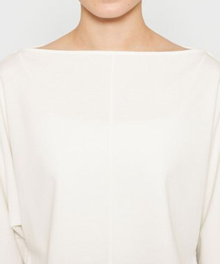 uncrave ダブルフェイスジャージー ドルマンスリーブトップス オフ