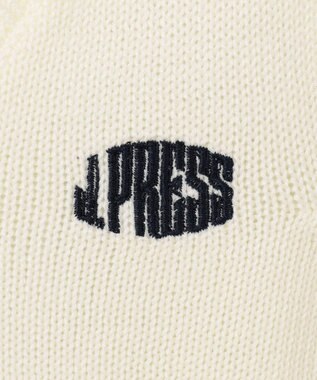 J.PRESS KIDS 【110-130cm】ロゴ入りニット ベスト オフホワイト系