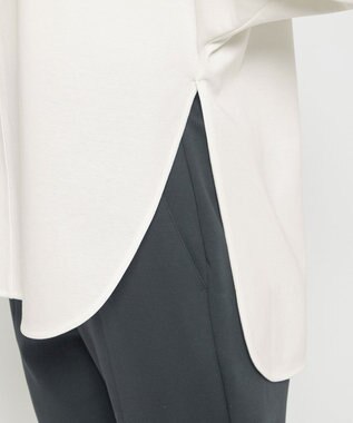 uncrave ダブルフェイスジャージー ドルマンスリーブトップス オフ