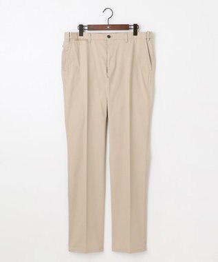 JOSEPH ABBOUD 【キングサイズ・ウエストも伸びる！オーガニックコットン使用・25AW】トリコチンストレッチ パンツ ベージュ系