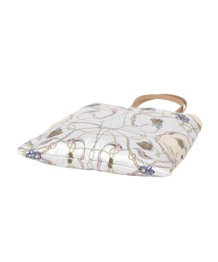 Green Parks スカーフ柄トート Light Gray