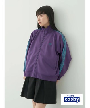 earth music&ecology Ｃｏｓｂｙ×ｅａｒｔｈ　トラックジャケット Deep Purple