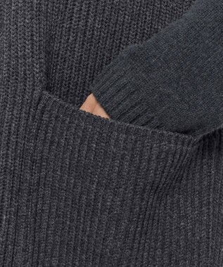 JOSEPH ニューカーディガンステッチボタンスカーフ Smoke