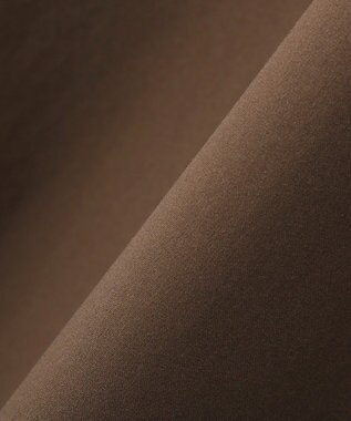YECCA VECCA <<UVカット>>ドロストギャザー袖ワンピース Brown
