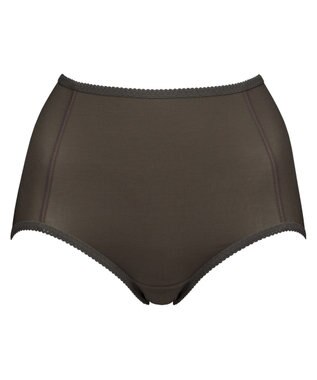 BRADELIS New York シリーズ160万枚突破 【BRADELIS NewYork / 育尻・伸びる・綿混・深め】モモパンツ・ショーツ#301 S～LL はくだけで簡単に補正 カーキグレー