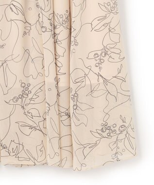 BEIGE， DRACAENA / ギャザースカート Ecru x Slate