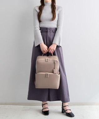 ACE BAGS & LUGGAGE 【雑誌掲載】 Jewelna Rose フレイヤ・リュック２ A4サイズ 13.3インチPC 16126 ジュエルナローズ 通勤 ビジネスバッグ グレージュ