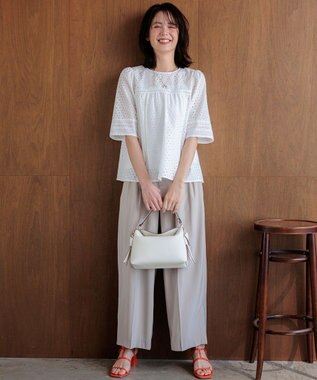 組曲 【先行予約】バウンディングシャーティングカーヴィー パンツ ベージュ系