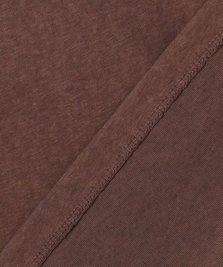 ANY リンガーTシャツ ブラウン×ピンク