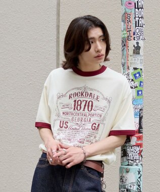 WEGO 【ユニセックス着用ITEM】グラフィックネップT（SS） ホワイトアイボリー