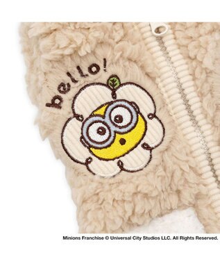 PET PARADISE ミニオン ティム ジップ ベスト 小型犬 ベージュ