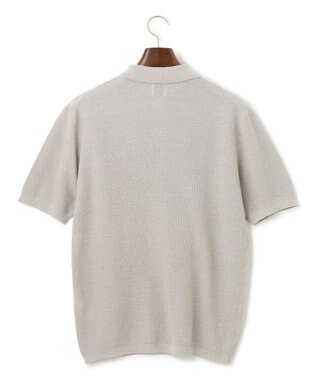 J.PRESS MEN 【WEB・一部店舗限定】ニットポロシャツ ライトグレー系