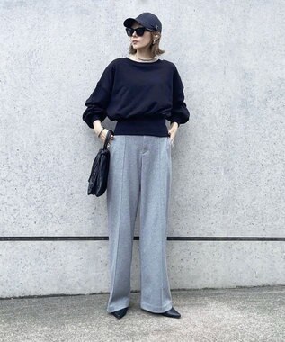 Green Parks バックＺＩＰスウェット Black