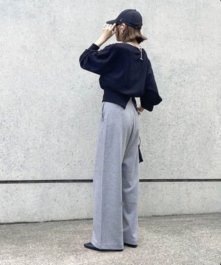 Green Parks バックＺＩＰスウェット Black