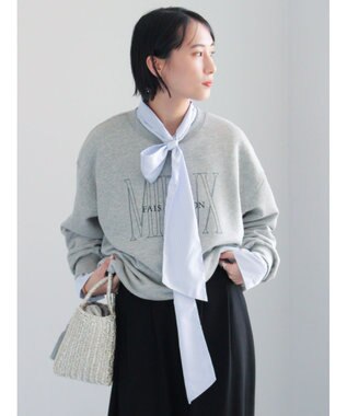 Te chichi ビッグボウタイブラウス サックスブルー