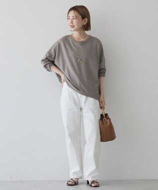 AMERICAN HOLIC コクーンポンチプルオーバー Gray Beige