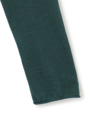 23区 【洗える】スムージーコットン シアー ニット グリーン系