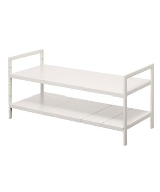 tower 伸縮シンク下ラック 2段 タワー D30 ホワイト ホワイト