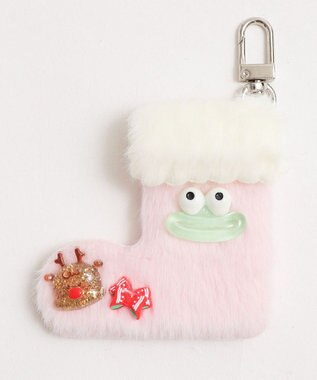 WEGO メリーメリーくつしたモンスターぬいぐるみキーホルダー ピンク