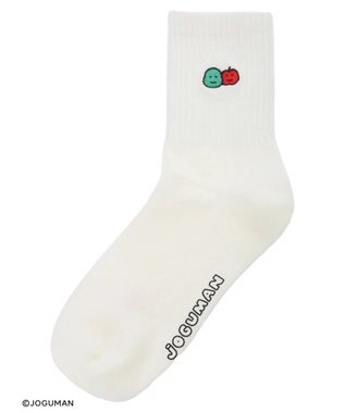 Green Parks ジョグマン／ワンポイント刺しゅうソックス