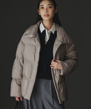 【Oggi掲載】シレータフタ ハイネック ショート ダウンコート