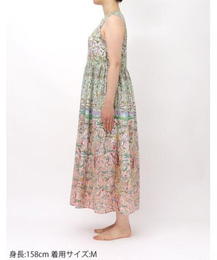 tsumori chisato SLEEP ツモリチサト ワンピース 綿100%(スカート） パッド入り ノースリーブ ロング丈 レディース UNT114 /ワコール メロン