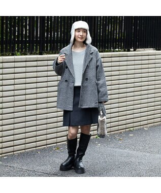 林八百吉商店 un chapeau バスクアビエイター グレー