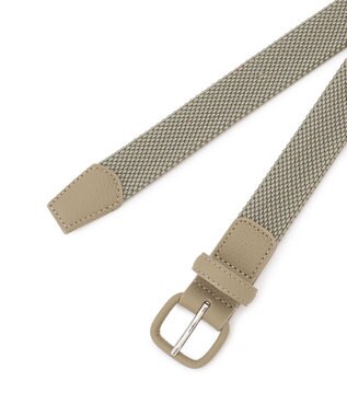 J.PRESS MEN ゴムメッシュベルト ベージュ系