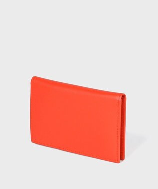 Paul Smith マーケトリーストライプラビット カードケース コーラル