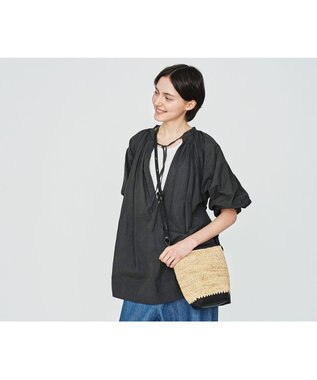 genten 【直営店・WEB限定】ルチア　ショルダーバッグ クロ