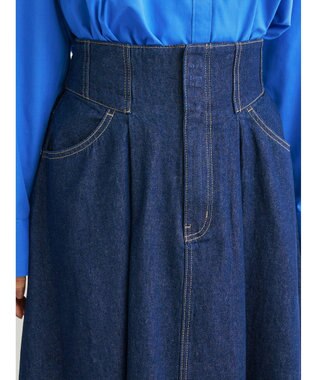 Green Parks ・ＳＵＧＡＲ　ＳＰＯＯＮ　コルセット風フレアスカート One Wash