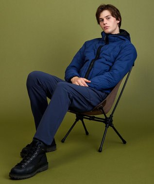 JOSEPH ABBOUD MOUNTAIN 【2WAYストレッチ/ECO撥水/防風/裏起毛】ストームシャットフリース パンツ ネイビー系