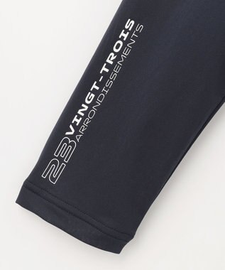 23区GOLF 【MEN】【吸水速乾・UVケア】30デニール 無地Vネックインナーシャツ ネイビー系