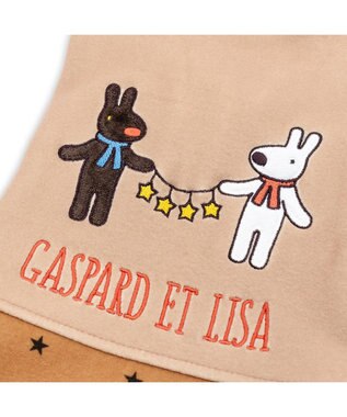 PET PARADISE リサとガスパール ペティヒートDAN Tシャツ 《星柄》 小型犬 ベージュ