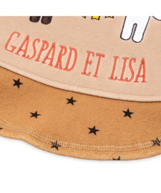 PET PARADISE リサとガスパール ペティヒートDAN Tシャツ 《星柄》 小型犬 ベージュ