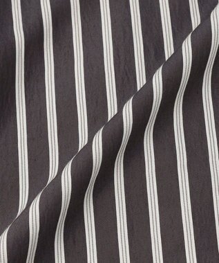 自由区 L ビスコースナイロンドビーストライプ スカート ブラウン系