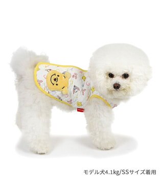 PET PARADISE ディズニー くまのプーさん  キルトベスト 《フレンズ柄》 小型犬 ホワイト