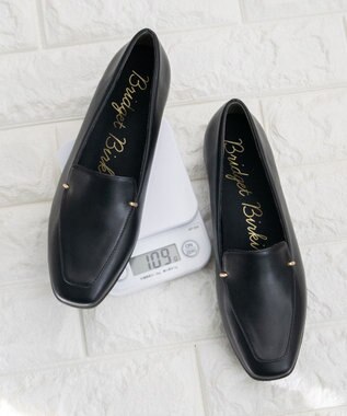 Bridget Birkin 【Bridget Birkin】サイドアクセントソフトローファー ブラック