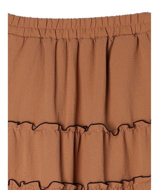 Green Parks ・SUGAR SPOON メローティアードスカート Orange