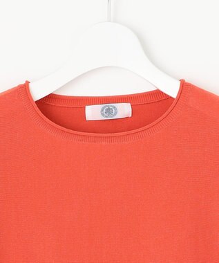 J.PRESS LADIES S 【WEB限定カラーあり・洗える・抗菌防臭】COTTON POLYESTER ドルマンスリーブ ニット 【WEB限定】オレンジ系