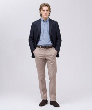 J.PRESS MEN 新色追加【WEB限定】【吸水速乾 / 洗える / 超軽量 / ストレッチ】ブリーザブルレノクロス ジャケット ネイビー系 (26年新色)