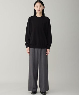 UNFILO MENS 【OCEANS YouTube 掲載/男女兼用】スムースシルキーニット ブラック