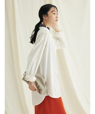 CRAFT STANDARD BOUTIQUE バンドカラーシャツ Off White